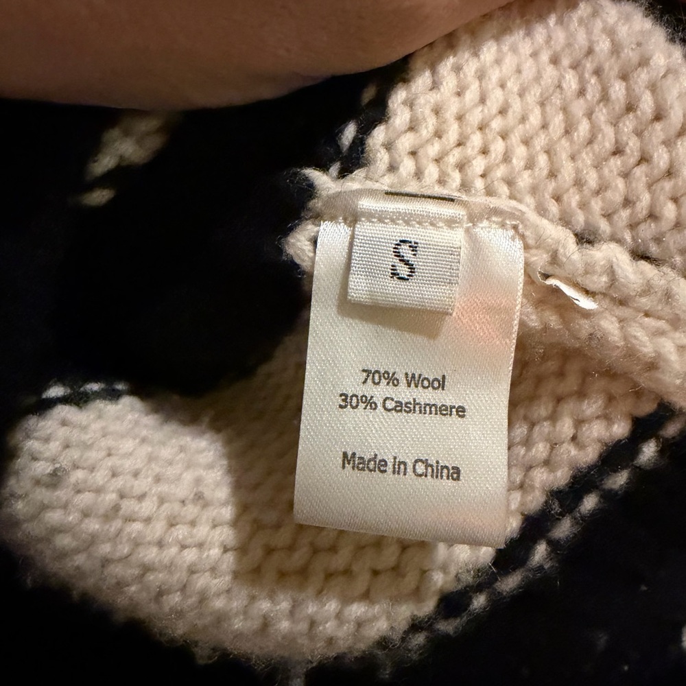 La Ligne Marin Sweater Black and Cream Stripes - Picture 2 of 3